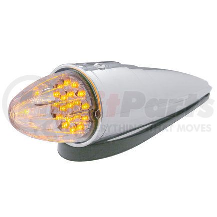 39967 by UNITED PACIFIC - Cab Light - 19 LED, Reflector, Grakon 1000 Style, Amber LED/Clear Lens