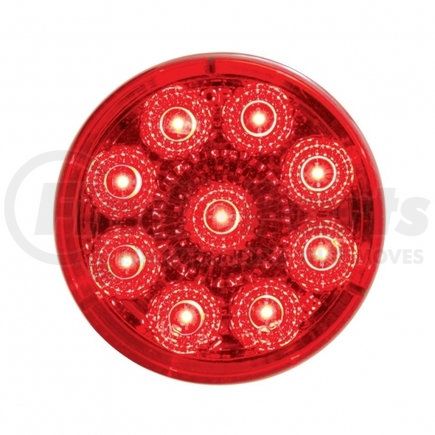 38850B by UNITED PACIFIC - Clearance Light - Bulk, 2" Round Reflector Light, 9 LED, Red LED/Lens