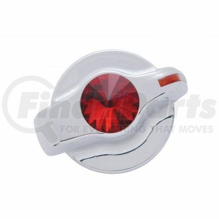 41128 by UNITED PACIFIC - A/C Control Knob - Red Diamond, for 2006+ Peterbilt Signature