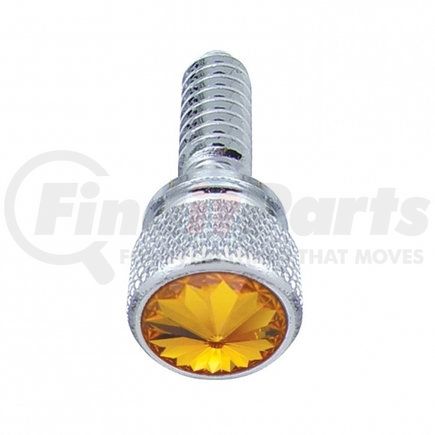 23808 by UNITED PACIFIC - Dash Panel Screw - with Amber Diamond, for Peterbilt