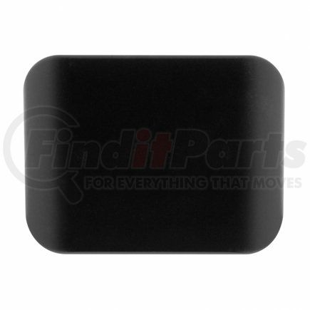 77008 by UNITED PACIFIC - Matte Black Plastic Hitch Cover For 2" x 2" Trailer Hitch Receivers