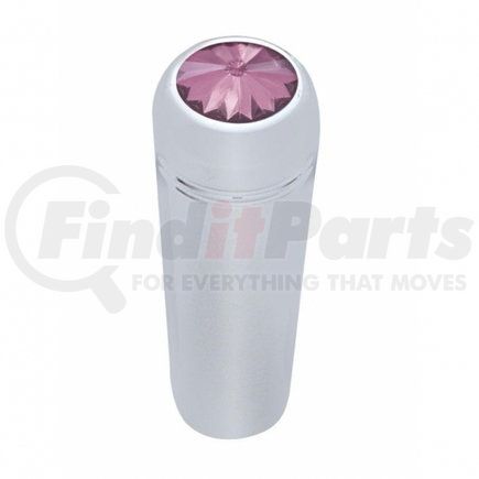 40021P by UNITED PACIFIC - Toggle Switch Extension - Short, Chrome Plated, Aluminum, with Purple Diamond, for Kenworth