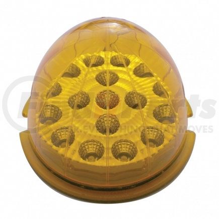 39320B by UNITED PACIFIC - Truck Cab Light - 17 LED Dual Function Reflector, Amber LED/Amber Lens