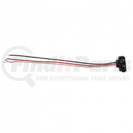 34216 by UNITED PACIFIC - Wiring Harness - 3 Wire Pigtail with 3 Prong Right Angle Plug - 12" Lead (Bulk)