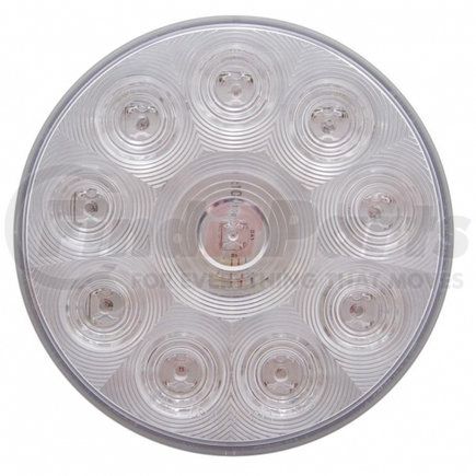 38773 by UNITED PACIFIC - Turn Signal Light - 10 LED 4", Amber LED/Clear Lens