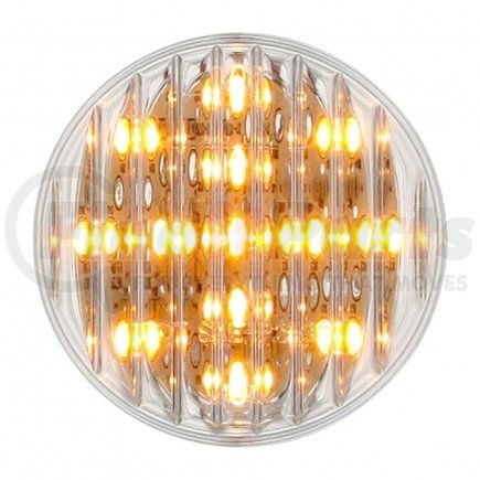 38364 by UNITED PACIFIC - Clearance/Marker Light, Amber LED/Clear Lens, 2.5", 13 LED