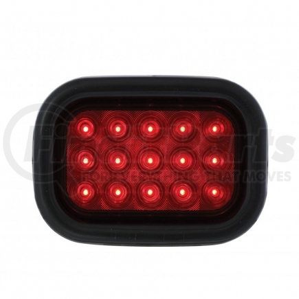 38747BRK by UNITED PACIFIC - Brake/Tail/Turn Signal Light - 15 LED Rectangular, Kit, Red LED/Red Lens