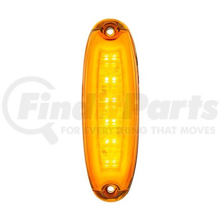 39212 by UNITED PACIFIC - Cab Light - 12 LED, Amber LED/Amber Lens, for 2008-2017 Freightliner Cascadia