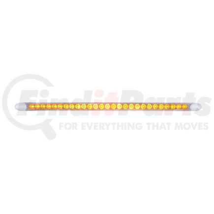 37599B by UNITED PACIFIC - Auxiliary Light Bar - Amber LED, Clear Lens, 27 High Power LED Light Bar