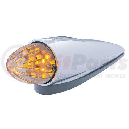 39963 by UNITED PACIFIC - Truck Cab Light - 19 LED, Watermelon Grakon 1000 Style, Amber LED/Clear Lens