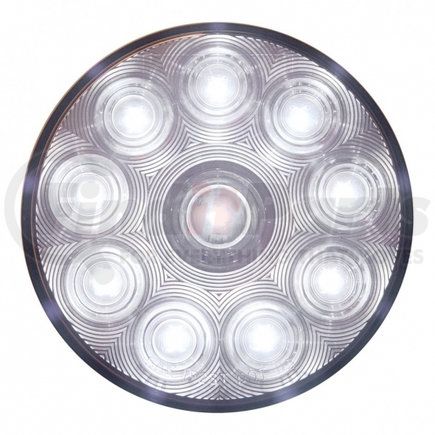 38828 by UNITED PACIFIC - Auxiliary/Utility Light - 10 LED, 4 ", White LED/Clear Lens