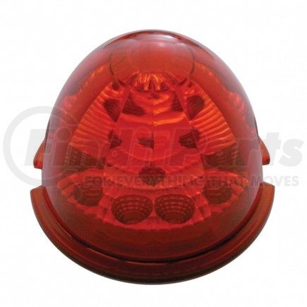 39350 by UNITED PACIFIC - Truck Cab Light - 17 LED Reflector Watermelon, Red LED/Red Lens