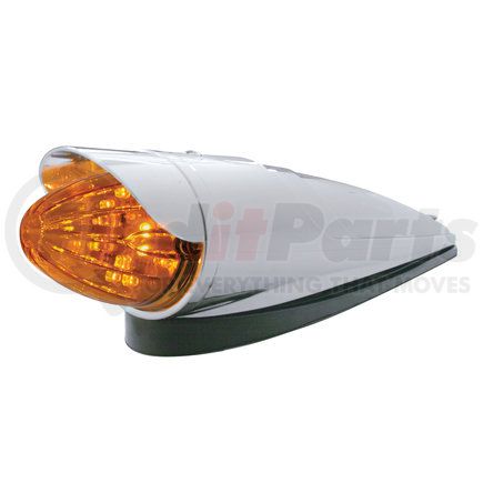 39954 by UNITED PACIFIC - Truck Cab Light - 19 LED Watermelon Grakon 1000, with Visor, Amber LED/Amber Lens