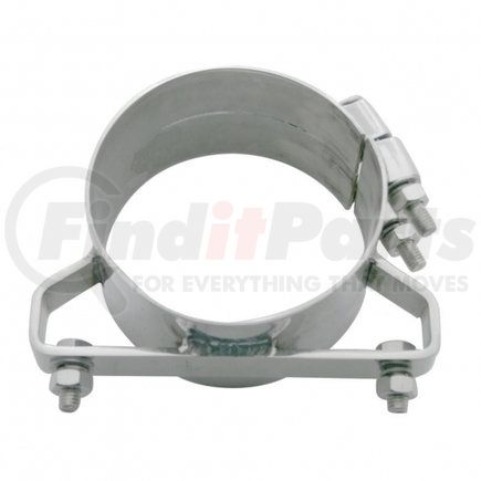 10331 by UNITED PACIFIC - Exhaust Clamp - 5", Stainless, Wide Band