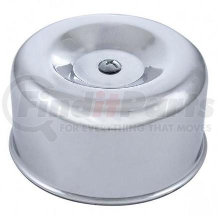 C5035P by UNITED PACIFIC - Air Cleaner Cover - 4" Round, Smooth, Chrome