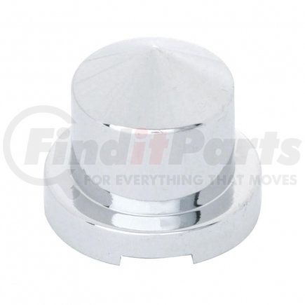 10078 by UNITED PACIFIC - Wheel Lug Nut Cover - 1/2" x 13/16", Chrome, Plastic, Pointed, Push-On
