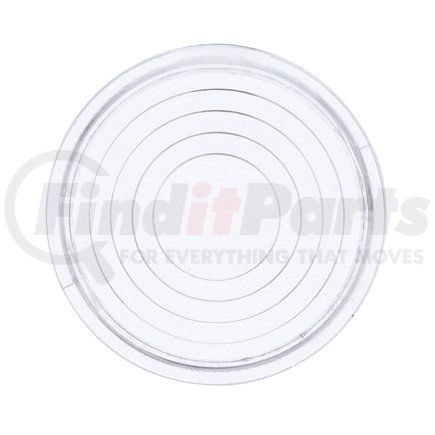 37058 by UNITED PACIFIC - Dome Light Lens - Round Map, for 2006+ Peterbilt, Clear