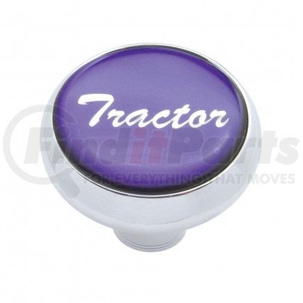 23403 by UNITED PACIFIC - Air Brake Valve Control Knob - "Tractor" Deluxe, Purple Glossy Sticker