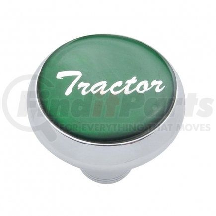 23402 by UNITED PACIFIC - Air Brake Valve Control Knob - "Tractor" Deluxe, Green Glossy Sticker
