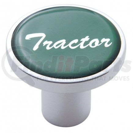 23224 by UNITED PACIFIC - Air Brake Valve Control Knob - "Tractor", Green Glossy Sticker