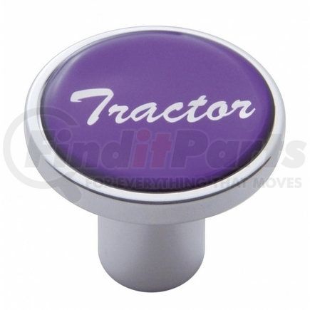 23225 by UNITED PACIFIC - Air Brake Valve Control Knob - "Tractor", Purple Glossy Sticker