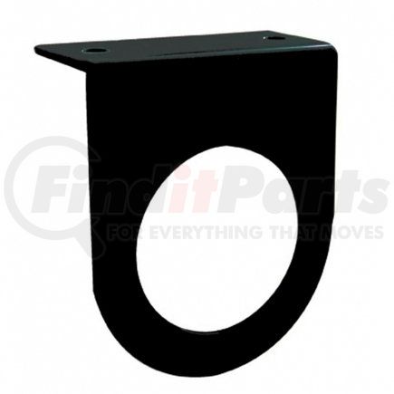 34004 by UNITED PACIFIC - Marker Light Mounting Bracket - 2.5" Black Light Bracket with Flange - 1 Hole