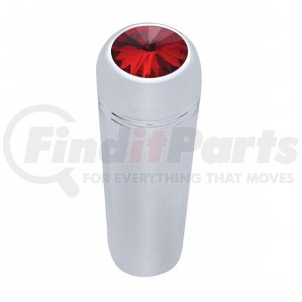 40023 by UNITED PACIFIC - Toggle Switch - 2-1/4" Long, Aluminum, Extension, with Red Crystal, for Kenworth