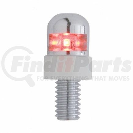 70302 by UNITED PACIFIC - License Plate Mounting Hardware - License Plate Fastener, 1, LED, Red, LED