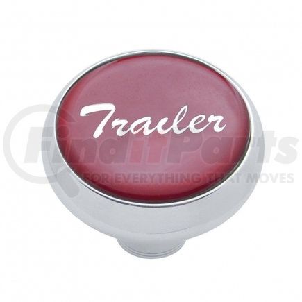 23410 by UNITED PACIFIC - Air Brake Valve Control Knob - "Trailer" Deluxe, Red Glossy Sticker