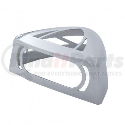 34067 by UNITED PACIFIC - Turn Signal Cover - With Visor, for 1987-2007 Peterbilt 379/378/357