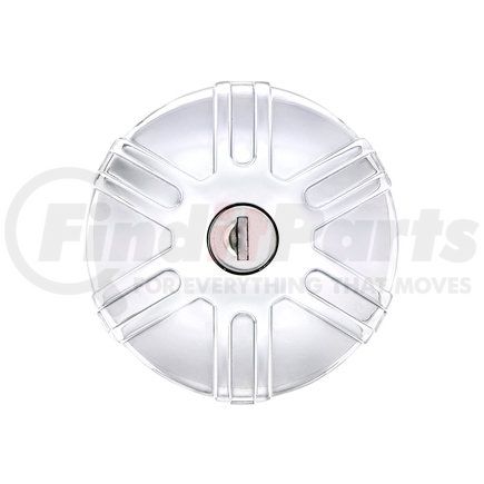 110874 by UNITED PACIFIC - Gas Cap - Titan Cap, Locking, for 1947-1971 Chevy and Ford, Chrome