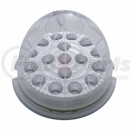 39323 by UNITED PACIFIC - Truck Cab Light - 17 LED, Dual Function, Reflector, Red LED/Clear Lens