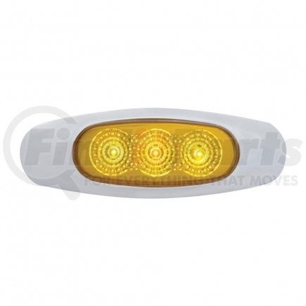 39479B by UNITED PACIFIC - Clearance Light - Bulk, Reflector Light, 3 LED, Amber LED/Lens