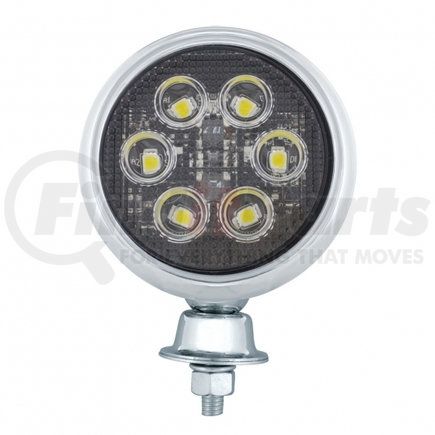 30660 by UNITED PACIFIC - Work Light - 6 High Power LED Round, with Teardrop Style Stainless Steel Housing