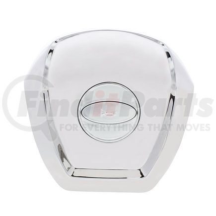 88036 by UNITED PACIFIC - Steering Wheel Horn Pad - Chrome, for 2012+ Peterbilt