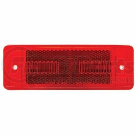 38259B by UNITED PACIFIC - Clearance/Marker Light - Red LED/Red Lens, Rectangle Design, with Reflex Lens, 8 LED