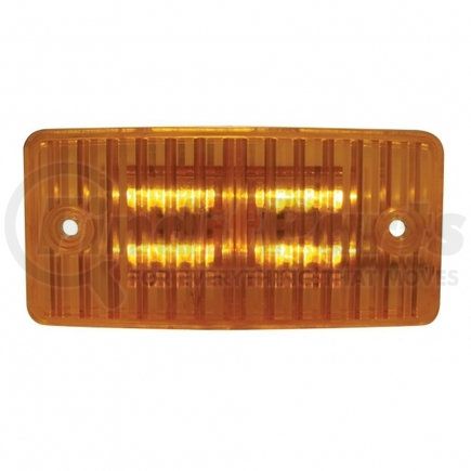37645 by UNITED PACIFIC - Truck Cab Light - 12 LED Freightliner, Amber LED/Amber Lens