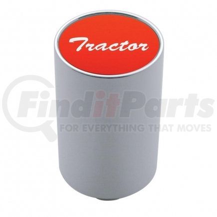 23728 by UNITED PACIFIC - Air Brake Valve Control Knob - "Tractor" 3", Red Glossy Sticker