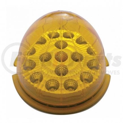 39447 by UNITED PACIFIC - Truck Cab Light - 17 LED, Watermelon Reflector, Amber LED/Lens