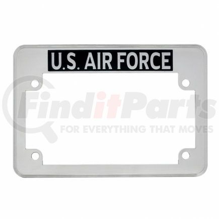 50082 by UNITED PACIFIC - License Plate Frame - "U.S. Air Force" Motorcycle