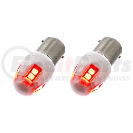 38898 by UNITED PACIFIC - Turn Signal Light Bulb - High Power 8 LED 1156 Bulb, Red
