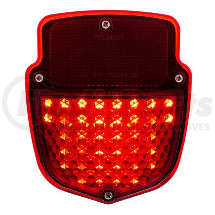 110936 by UNITED PACIFIC - Tail Light - 38 LED, with Stainless Steel Housing, Passenger Side, for 1953-1956 Ford Truck