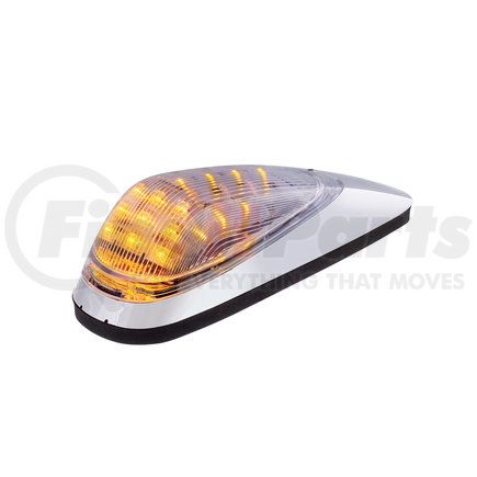 30676 by UNITED PACIFIC - Truck Cab Light - 19 Amber LED, Grakon 2000 Style, Clear Lens