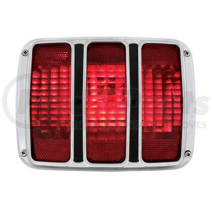 F6401 by UNITED PACIFIC - Tail Light - With Chrome Trim, for 1964.5-1966 Ford Mustang