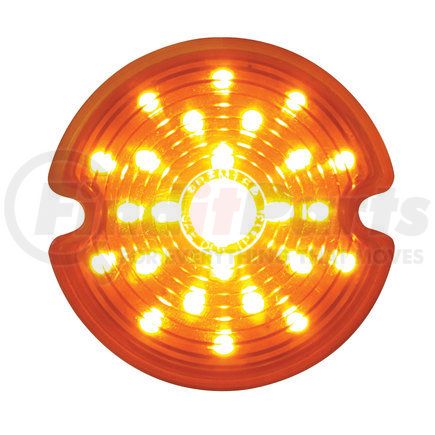 CPL5362A by UNITED PACIFIC - Parking Light - Front, 25 LED, Amber LED/Lens, for 1953-1962 Chevrolet Corvette