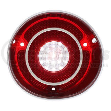 CBL7101LED-L by UNITED PACIFIC - Back Up Light - Driver Side, Round, 21 White LED, for 1971 Chevrolet Chevelle SS and Malibu