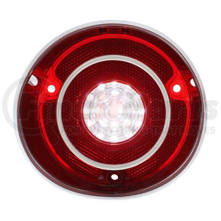 CBL7101LED-R by UNITED PACIFIC - Back Up Light - Passenger Side, Round, 21 White LED, for 1971 Chevrolet Chevelle SS and Malibu