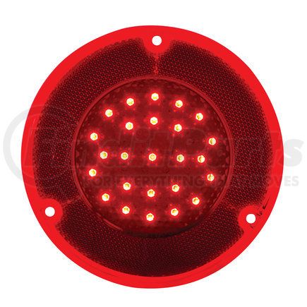 CTL6772LED by UNITED PACIFIC - Tail Light Lens - 41 LED, Red, for 1967-1972 Chevy and GMC Stepside Truck