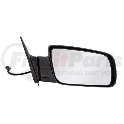 110989 by UNITED PACIFIC - Door Mirror - With Black Plastic Housing, Power, Foldable, Passenger Side, for 1988-2000 Chevy & GMC Truck