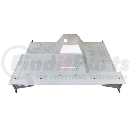 110504 by UNITED PACIFIC - Floor Pan - Front, Fully Assembled, Complete, Weldable Primer, for 1968-1977 Ford Bronco